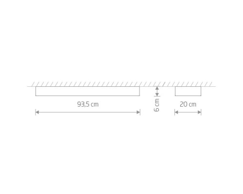 Потолочный светильник Nowodvorski Soft Ceiling Led 90x20 7531 Потолочный светильник Nowodvorski Soft Ceiling Led 90x20 7531