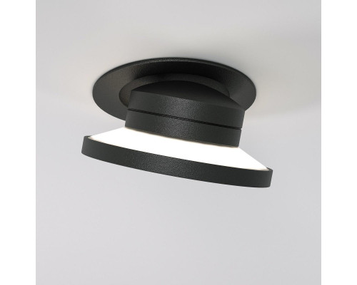 Встраиваемый светодиодный светильник Elektrostandard Surf 25084/LED 6W 4000K черный a063675 Встраиваемый светодиодный светильник Elektrostandard Surf 25084/LED 6W 4000K черный a063675