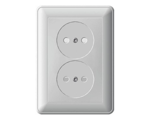 Розетка двойная 2К Systeme Electric W59 16A 250V со шторками слоновая кость RS16-254-28 Розетка двойная 2К Systeme Electric W59 16A 250V со шторками слоновая кость RS16-254-28