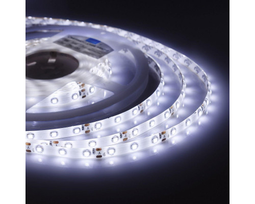 Светодиодная влагозащищенная лента Apeyron 4,8W/m 60LED/m 3528SMD холодный белый 2,5M 10-131 Светодиодная влагозащищенная лента Apeyron 4,8W/m 60LED/m 3528SMD холодный белый 2,5M 10-131