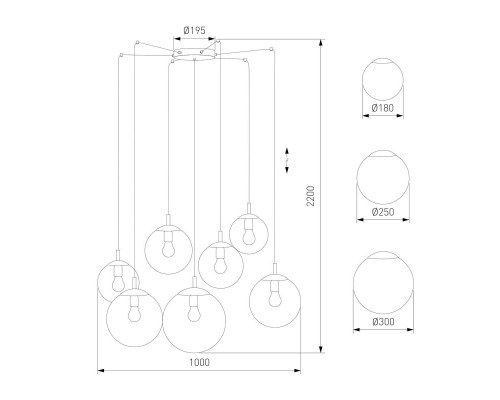Подвесная люстра TK Lighting 4794 Esme Подвесная люстра TK Lighting 4794 Esme