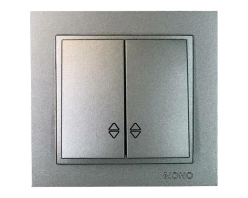 Выключатель двухклавишный Mono Electric Despina IP20 10A 250V антрацит 102-242423-111 Выключатель двухклавишный Mono Electric Despina IP20 10A 250V антрацит 102-242423-111