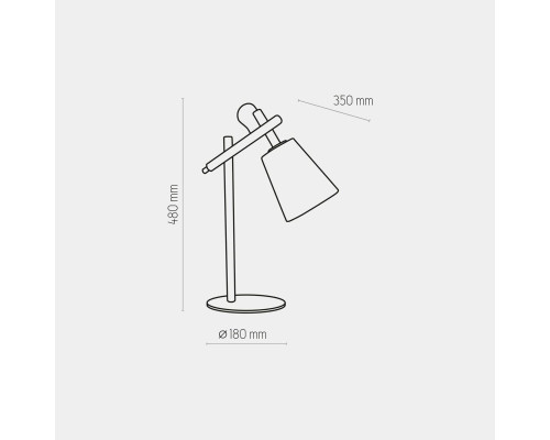 Настольная лампа TK Lighting 667 Vaio 1 Настольная лампа TK Lighting 667 Vaio 1