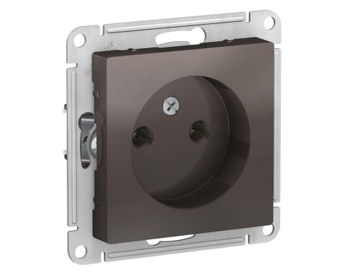 Розетка 2К Systeme Electric AtlasDesign 16A 250V мокко ATN000641 Розетка 2К Systeme Electric AtlasDesign 16A 250V мокко ATN000641