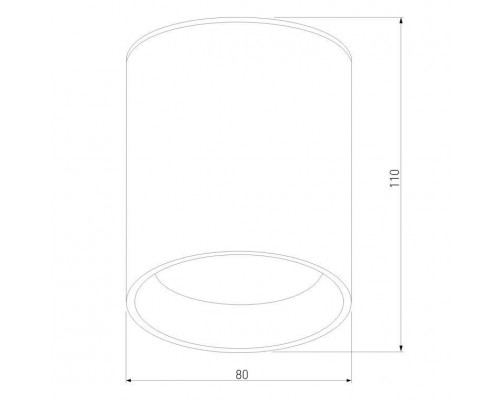 Уличный светодиодный светильник Elektrostandard Light Led 35130/H серый a056270