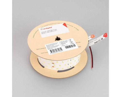 Светодиодная лента Arlight 6W/m 350Led/m 2835SMD дневной белый 2,5M RT-A350-58mm 24V Day5000 CRI98 025162(2)