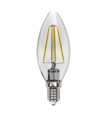 Лампа светодиодная филаментная Uniel E14 13W 4000K прозрачная LED-C35-13W/4000K/E14/CL PLS02WH UL-00005900