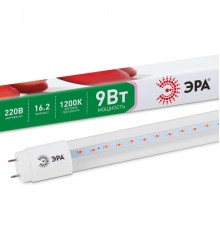 Лампа светодиодная для растений ЭРА G13 9W 1200K прозрачная Fito-9W-RB-Т8-G13-NL Б0042986