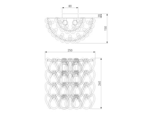 Настенный светильник Bogates Cappio 380/2 a069358