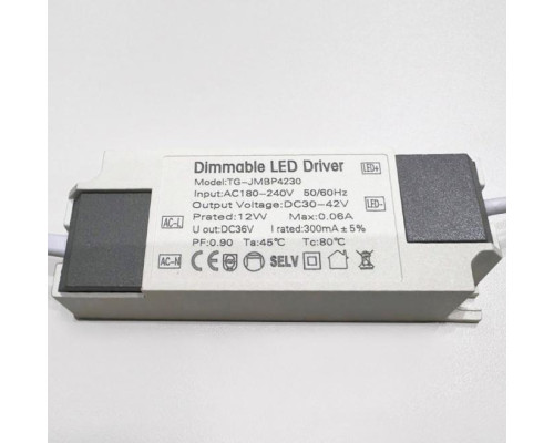 Драйвер Italline 30-42V 12W IP20 0,06A IT06-6017 DR dim Драйвер Italline 30-42V 12W IP20 0,06A IT06-6017 DR dim