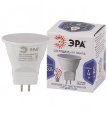 Лампа светодиодная ЭРА GU4 4W 4000K матовая LED MR11-4W-6000K-GU4 Б0049067