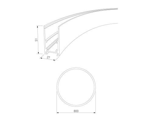 Шинопровод Elektrostandard Slim Magnetic 85160/00 a066497 Шинопровод Elektrostandard Slim Magnetic 85160/00 a066497