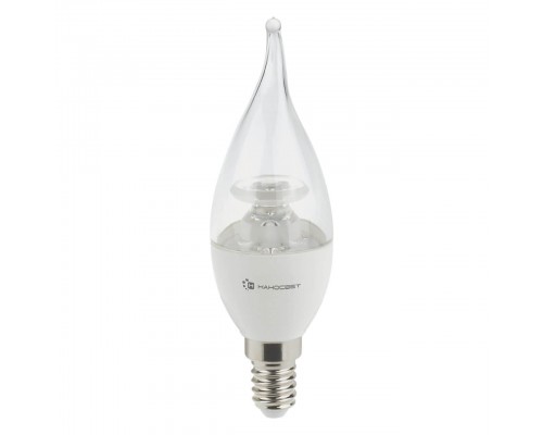 Лампа светодиодная Наносвет E14 6,5W 2700K прозрачная LC-CDTCL-6.5/E14/827 L218