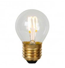 Лампа светодиодная диммируемая Lucide E27 3W 2700K прозрачная 49045/03/60