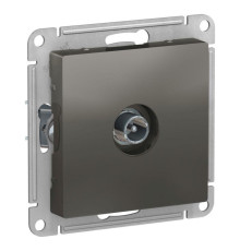 ТВ-розетка оконечная Systeme Electric AtlasDesign сталь ATN000991
