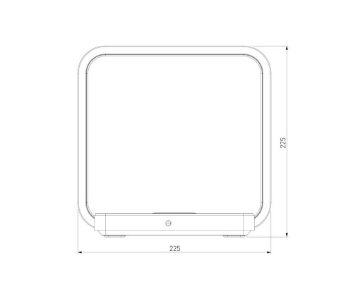 Настольная лампа Eurosvet Frame 80502/1 хром