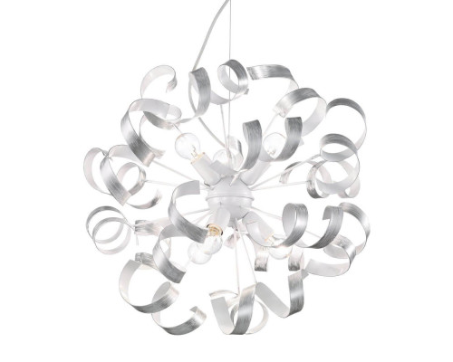 Подвесная люстра Ideal Lux Vortex SP6 Argento 101613 Подвесная люстра Ideal Lux Vortex SP6 Argento 101613