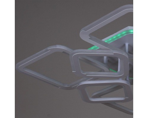 Потолочная светодиодная люстра Reluce 09821-3.3-4+4 WH (RGB) Потолочная светодиодная люстра Reluce 09821-3.3-4+4 WH (RGB)