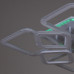 Потолочная светодиодная люстра Reluce 09821-3.3-4+4 WH (RGB)