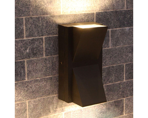 Уличный настенный светодиодный светильник Arte Lamp Gunter A6306AL-2BK Уличный настенный светодиодный светильник Arte Lamp Gunter A6306AL-2BK