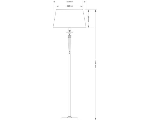 Напольный светильник KUTEK ZOLA ZOL-LS-1(BN/A)