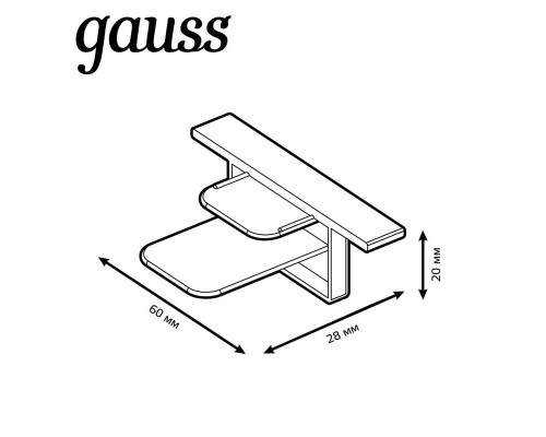 Заглушка Gauss TR144