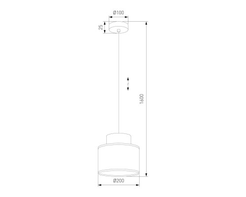 Подвесной светильник TK Lighting 3255 Duo Подвесной светильник TK Lighting 3255 Duo
