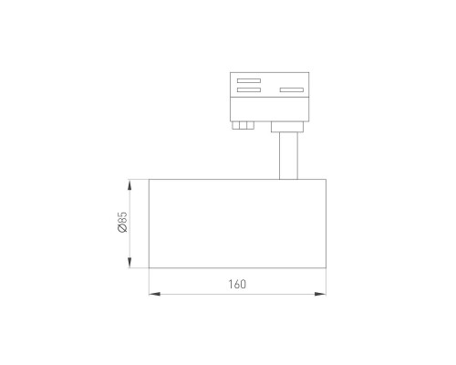 Трековый светодиодный светильник Arlight LGD-Calipso-4TR-R85-10W Day4000-Mix 046736