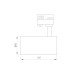 Трековый светодиодный светильник Arlight LGD-Calipso-4TR-R85-10W Day4000-Mix 046736