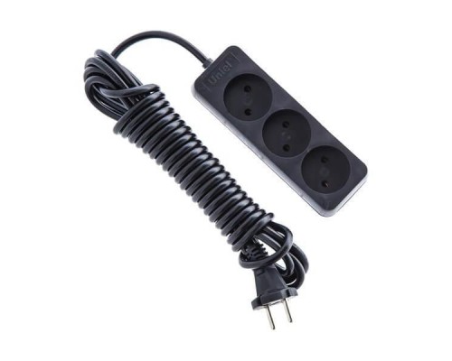 Удлинитель Uniel 3гн х 3м б/з Standard S-CD3-3 Black UL-00003604 Удлинитель Uniel 3гн х 3м б/з Standard S-CD3-3 Black UL-00003604