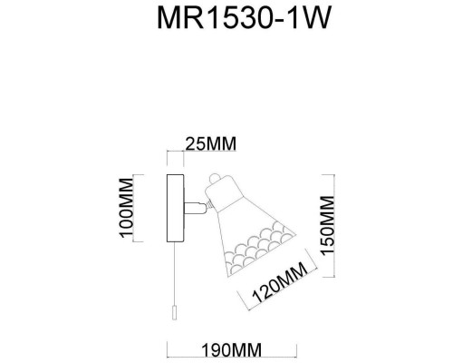 Бра MyFar Chilly MR1530-1W