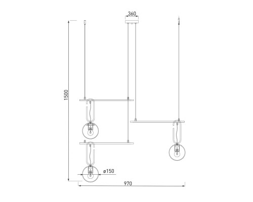 Подвесная люстра Eurosvet Riche 70143/3 белый Подвесная люстра Eurosvet Riche 70143/3 белый