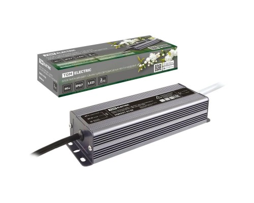 Блок питания TDM Electric 12V 60W IP67 5A SQ0331-0138