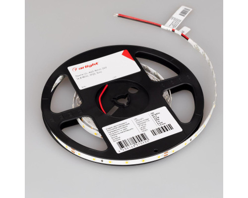 Светодиодная лента Arlight 8W/m 60Led/m 2835SMD дневной белый 5M UL-A60-8mm 24V Day5000 042281 Светодиодная лента Arlight 8W/m 60Led/m 2835SMD дневной белый 5M UL-A60-8mm 24V Day5000 042281