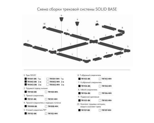 Заглушка Denkirs Solid Base TR1107-WH