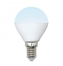 Лампа светодиодная Uniel E14 6W 4000K матовая LED-G45-6W/NW/E14/FR/MB PLM11WH UL-00002376