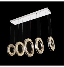 Подвесная светодиодная люстра iLedex Crystal ice 4460-5 72W CR