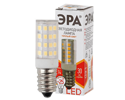 Лампа светодиодная ЭРА E14 3,5W 2700K прозрачная LED T25-3,5W-CORN-827-E14 Б0028744 Лампа светодиодная ЭРА E14 3,5W 2700K прозрачная LED T25-3,5W-CORN-827-E14 Б0028744