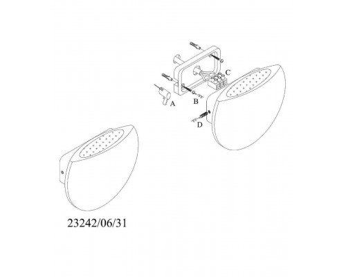 Настенный светодиодный светильник Lucide Sole 23242/06/31