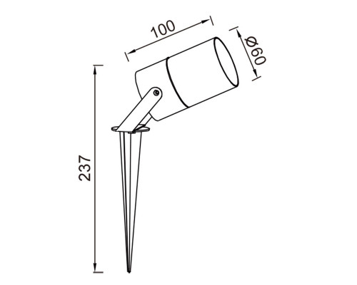 Наземный уличный светильник Mantra QUEBEC 9288 Наземный уличный светильник Mantra QUEBEC 9288