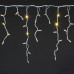 Cветодиодная гирлянда Sneha бахрома 230V теплый белый мерцающий A-510 WW/W FLASH