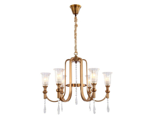 Подвесная люстра Lumina Deco Rionella LDP 8041-6 S.GD