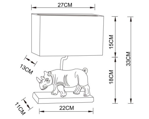 Настольная лампа Arte Lamp Clark A4376LT-1BS Настольная лампа Arte Lamp Clark A4376LT-1BS
