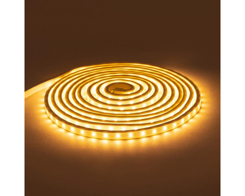 Светодиодная влагозащищенная лента Apeyron 6W/m 60LED/m 3528SMD теплый белый 5M 10-58 Светодиодная влагозащищенная лента Apeyron 6W/m 60LED/m 3528SMD теплый белый 5M 10-58