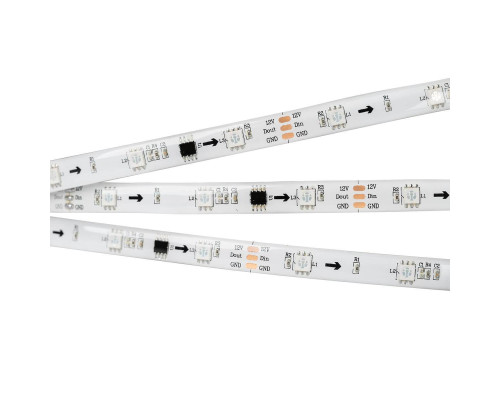 Светодиодная влагозащищенная лента Arlight 7,2W/m 30LED/m 5060SMD разноцветная 5M SPI-SE-B30-10mm 12V RGB-PX3 026369(2) Светодиодная влагозащищенная лента Arlight 7,2W/m 30LED/m 5060SMD разноцветная 5M SPI-SE-B30-10mm 12V RGB-PX3 026369(2)