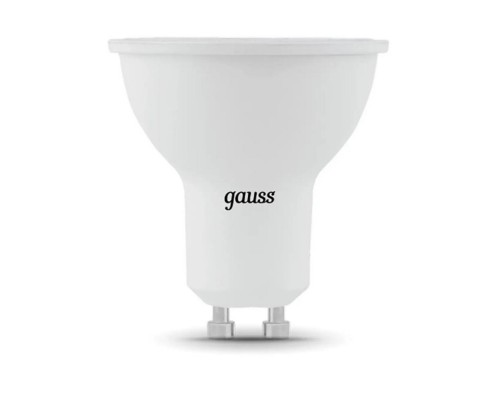 Лампа cветодиодная диммируемая Gauss GU10 5W 6500K прозрачная 101506305-D Лампа cветодиодная диммируемая Gauss GU10 5W 6500K прозрачная 101506305-D