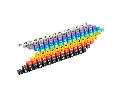 Маркер кабельный наборный 