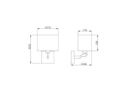 Бра Vele Luce Ultimo VL1523W01