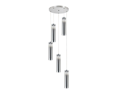 Подвесная светодиодная люстра Indigo Rilucente 11061/5P Chrome V000147L
