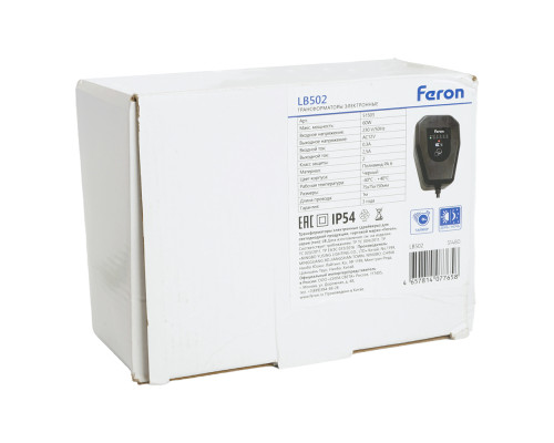 Трансформатор LB502 вход 230V выход AC12V 60W Трансформатор LB502 вход 230V выход AC12V 60W